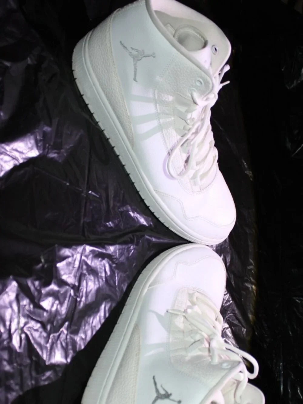 NIKE JORDAN EXECUTIVE Triple White Size 12 820240-100